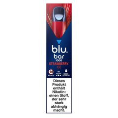 E-Zigarette BLU BAR STRAWBERRY ICE (1000) 18mg