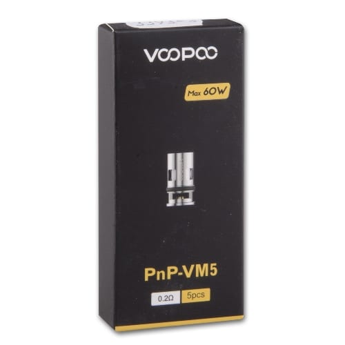 E-Clearomizercoil VOOPOO PnP-VM 5 0.2 OhmÃae 5 Stueck