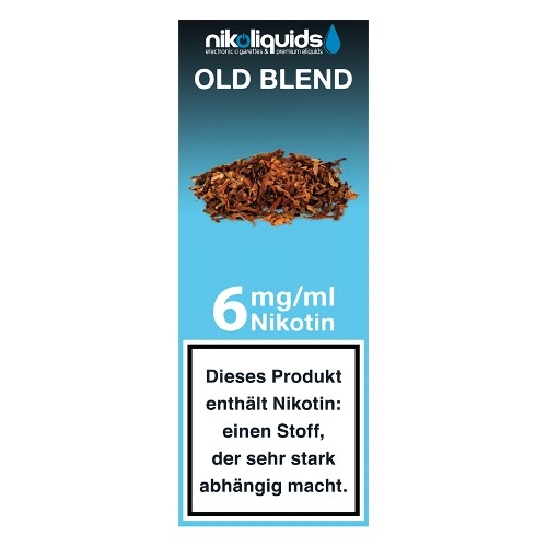 E-Liquid NIKOLIQUIDS Old Blend 6 mg