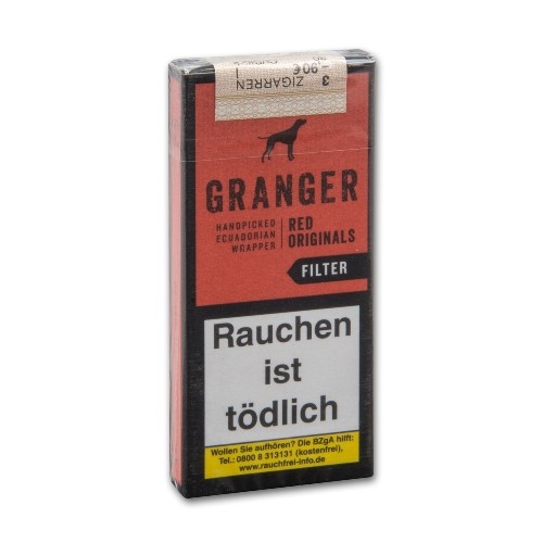Granger Red Original Filter 3 Zigarillos