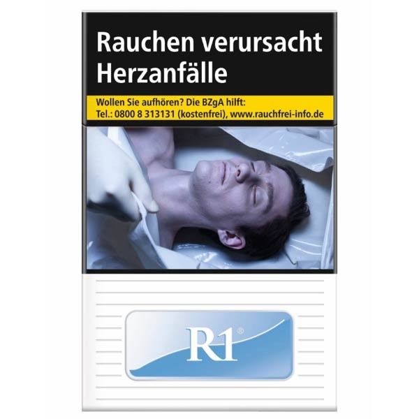 R1 Zigaretten Blue King Size Filter 10x19 Tabak Borse24 De