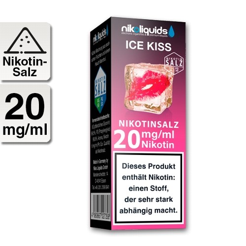 E-Liquid Nikotinsalz NIKOLIQUIDS Ice Kiss Früchte Menthol 20 mg/ml