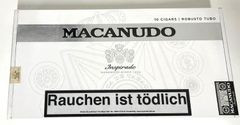 MACANUDO INSPIRADO WHITE ROBUSTO TUBO 10 Zigarren