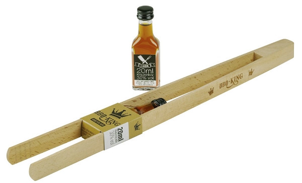 Likör WEISENBACH BBQ-King mit Grillzange 30 % Vol.