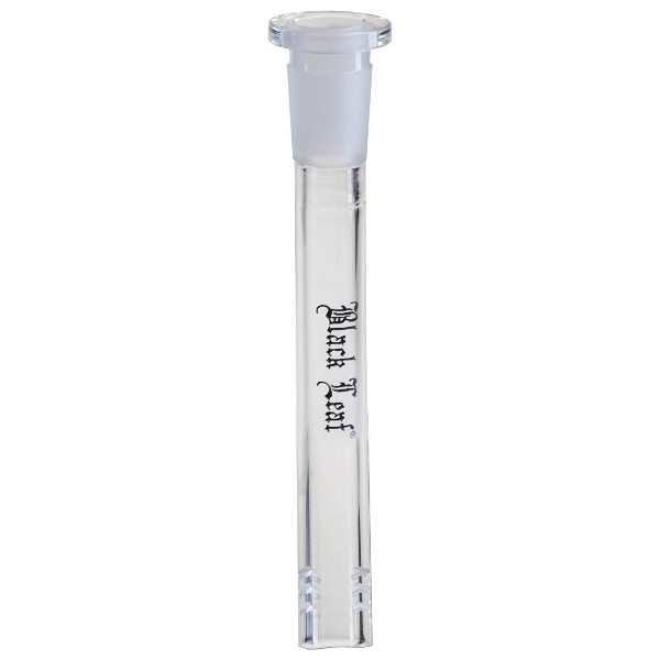 Steckchillum Glas BLACK LEAF Schlitzdiffusor 12cm lang Schliff 18,8mm