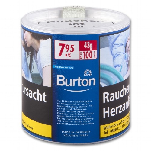 Burton Blue Zigarettentabak 43 Gramm ( ehemals White )