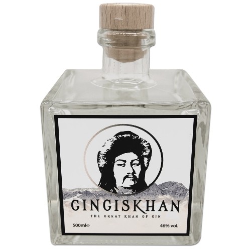 Gin GINGISKHAN Premium 46% Vol. 500 ml