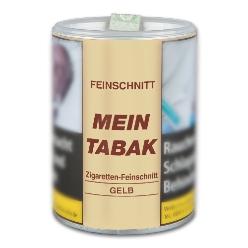 Zigarettentabak Mein Tabak Gelb Feinschnitt 180 Gramm