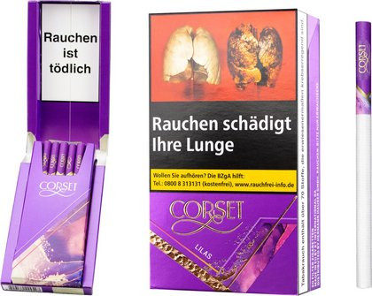 CORSET Zigaretten LILAS SLIM (20) 7,50