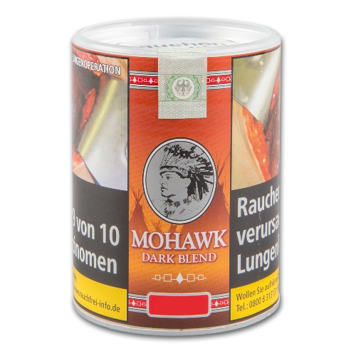 Mohawk Zigarettentabak Dark Blend 115 Gramm
