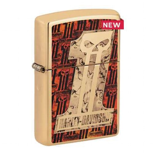 ZIPPO messing poliert Harley Davidson Design 60006411