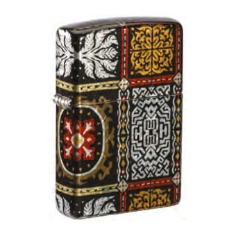 ZIPPO chrom tumbled Pattern Design 60007169