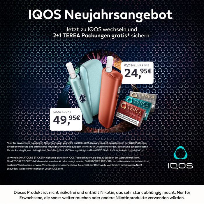 IQOS Neujahrsangebot