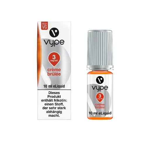 E-Liquid VYPE Bottle Creme Brülee 3 mg