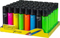 Clipper Jet Feuerzeug "Shiny Color" sortiert Clipper Jet Feuerzeug "Shiny Color" sortiert