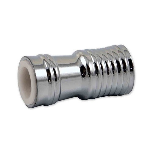 Adapter mit Dichtung groß für Wasserpfeife High Quality aus Metall in silber