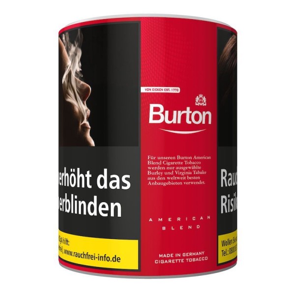 BURTON Original Rot Zigarettentabak 120 Gramm