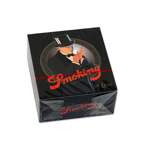 DISPLAY 50 Heftchen à 33 Blättchen Zigarettenpapier Smoking de Luxe King Size