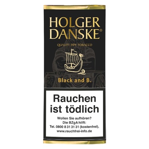 Pfeifentabak Holger Danske Black and Bourbon 40 Gramm