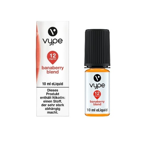 E-Liquid VYPE Bottle Banaberry Blend 12 mg