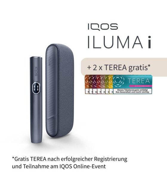 IQOS ILUMA i Midnight Black + Gratis TEREA Sticks bei Registrierung