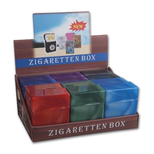 Zigarettenbox Kunststoff 25er FARBAUSWAHL NICHT MÖGLICH