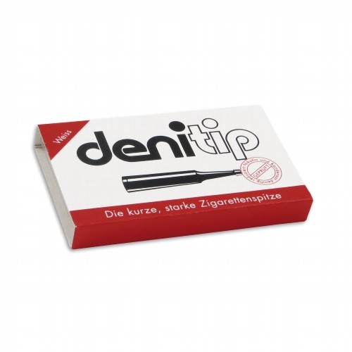 Zigarettenfilterspitze Denicotea Denitip aus Kunststoff in weiss Packung à 6 Stück