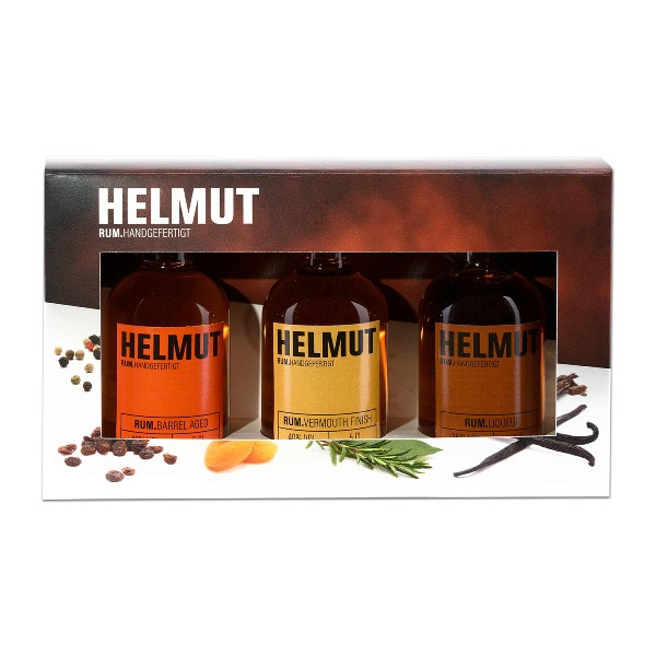 Rum HELMUT Tasting-Set 35 40 % Vol. 3 x 50 ml
