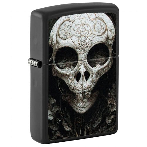 ZIPPO schwarz matt Skull 60006884