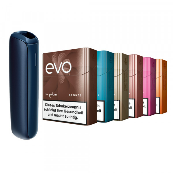 Ploom Aura Navy Blue + 6 gratis EVO Sticks