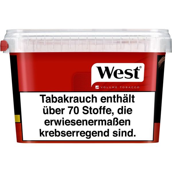 West Zigarettentabak Red Volumen Mega-Box 109 Gramm