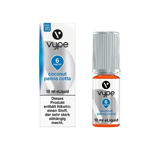 E-Liquid VYPE Bottle Coconut Panna Cotta 6 mg