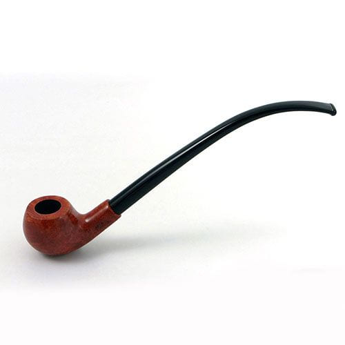 Lesepfeife Molina Apple aus Bruyèreholz Acryl in orange schwarz