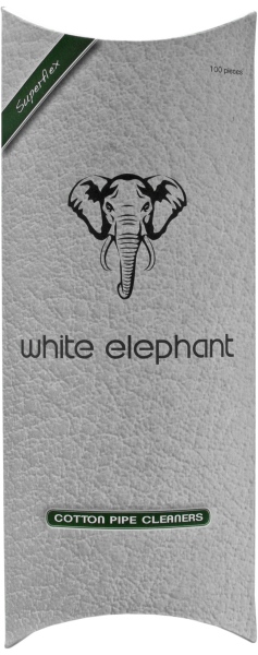 Pfeifenreiniger White Elephant 100 Pipe Cleaner Cotton