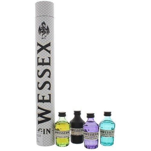 Gin WESSEX Miniatur Set 42,2 % Vol. 4 x 50 ml