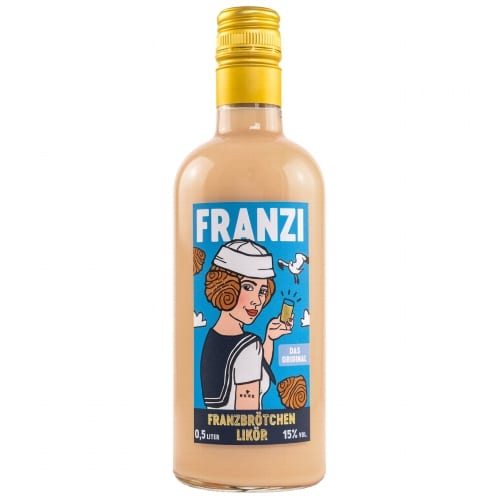 Likoer FRANZI Franzbroetchen 15 % Vol. 500 ml