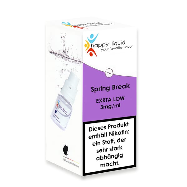 Liquid HAPPY LIQUID Spring Break mit 3mg Nikotin