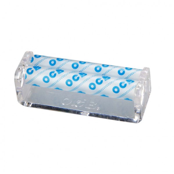 Zigarettenroller OCB Cristal aus Kunststoff in weiss durchsichtig