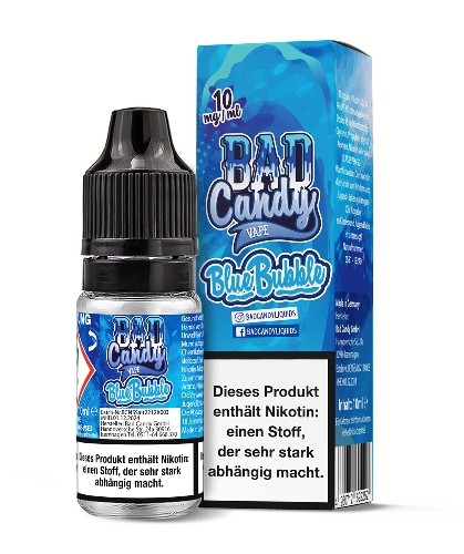 E-Liquid Nikotinsalz BAD CANDY Blue Bubble 10 mg