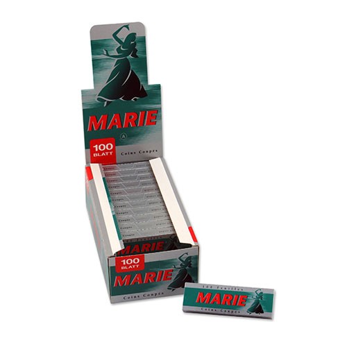 DISPLAY 25 Heftchen à 100 Blättchen Zigarettenpapier Marie