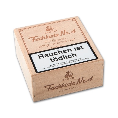 Fachkiste Nr.4 Sumatra 50 Zigarillos