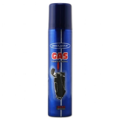 Feuerzeuggas Silvermatch Universal zum Nachfüllen in Gastanks 90 ml