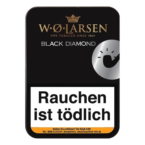 Pfeifentabak W.Ø. Larsen Black Diamond 100 Gramm