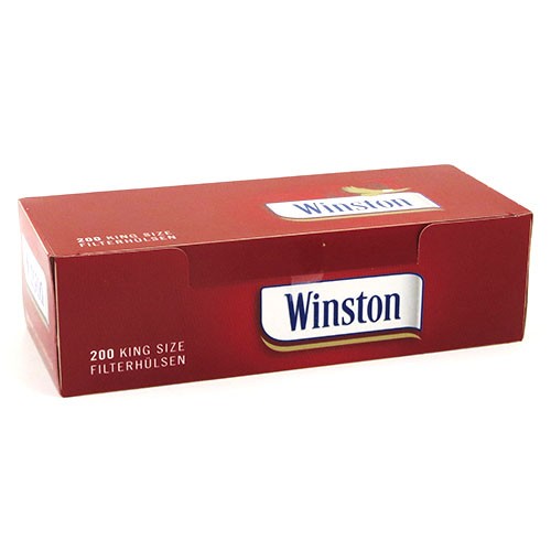 200 Stück Winston King Size Zigarettenhülsen
