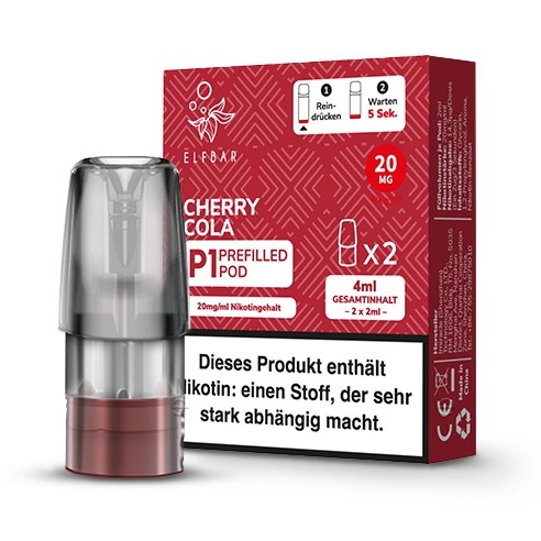 E-Liquidpod ELFBAR Mate500 Cherry Cola 20 mg 2 Pods